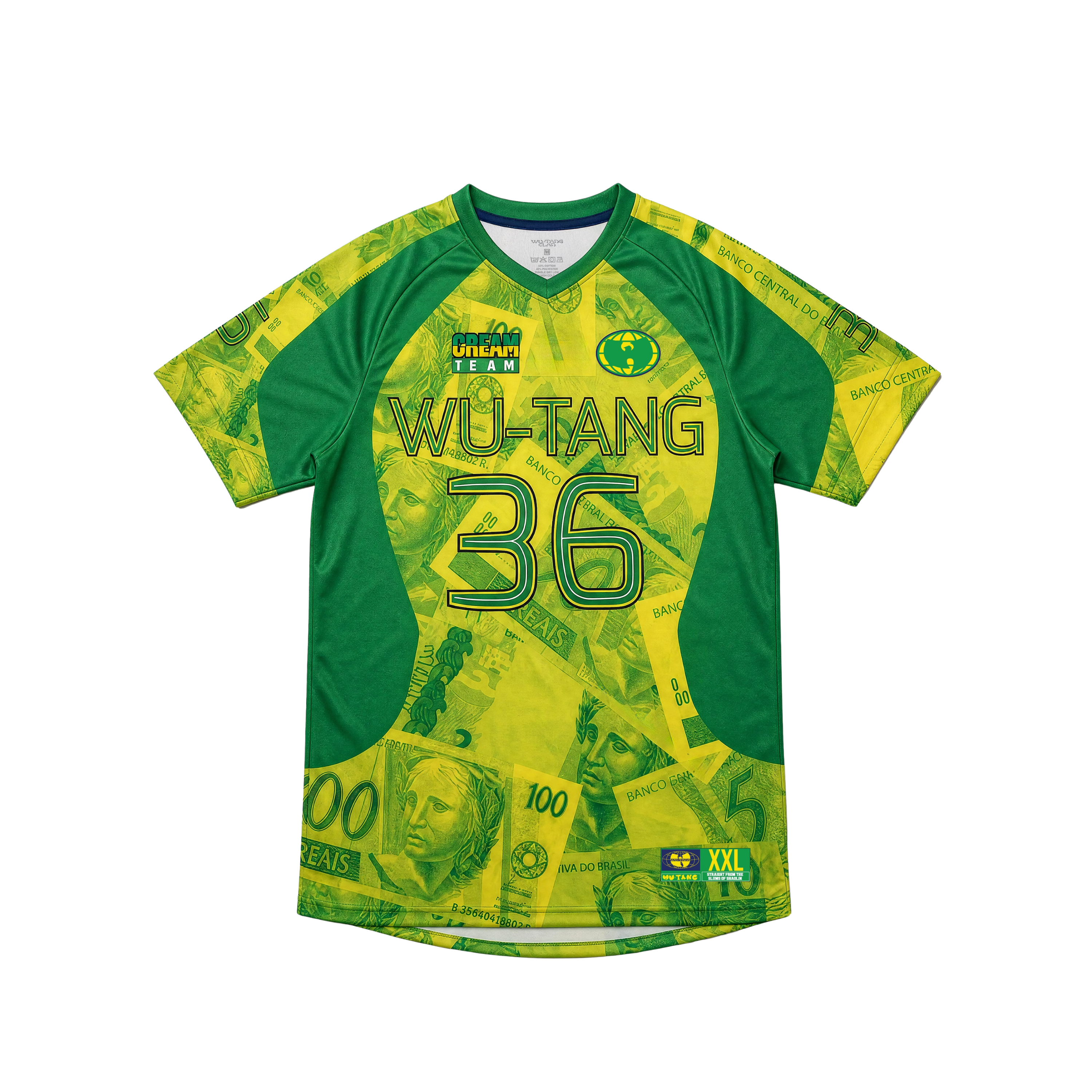 Wu-Tang Clan C.R.E.A.M. Team Brazil Soccer Jersey – Wu-Tang Clan Shop