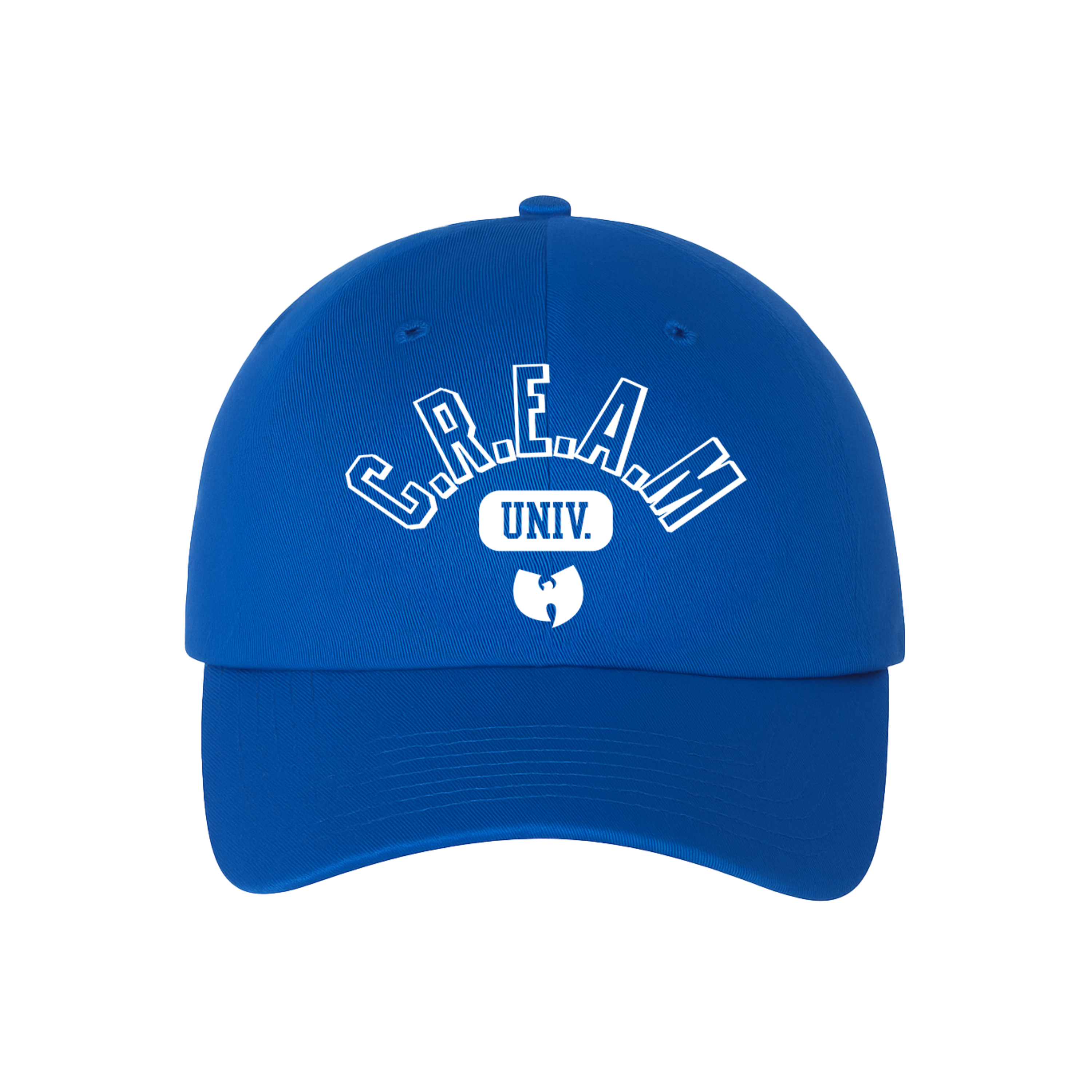 Youth C.R.E.A.M. University Dad Hat - Blue – Wu-Tang Clan Shop