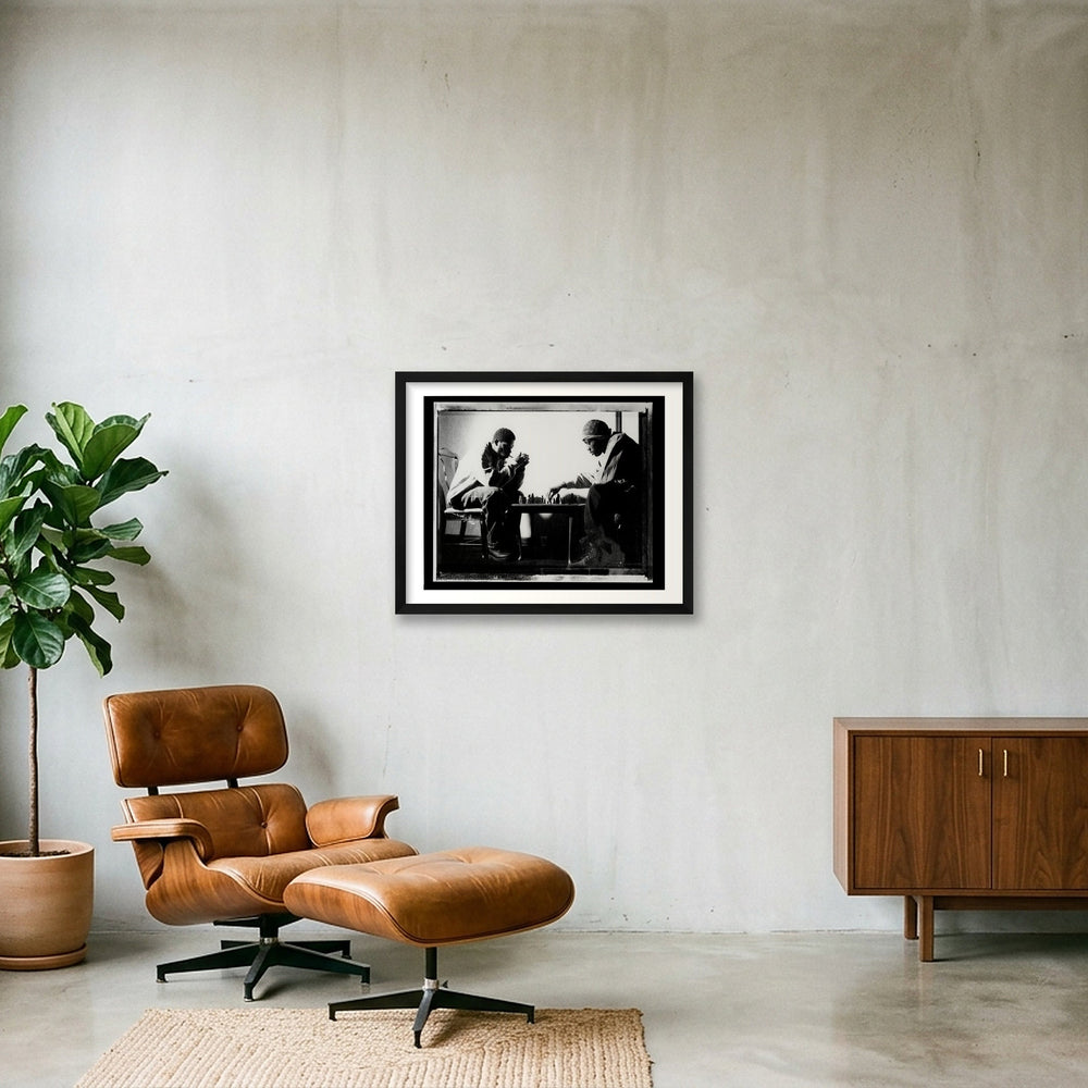 Chessboxing — 50×40cm, 20×16" Floating Frame