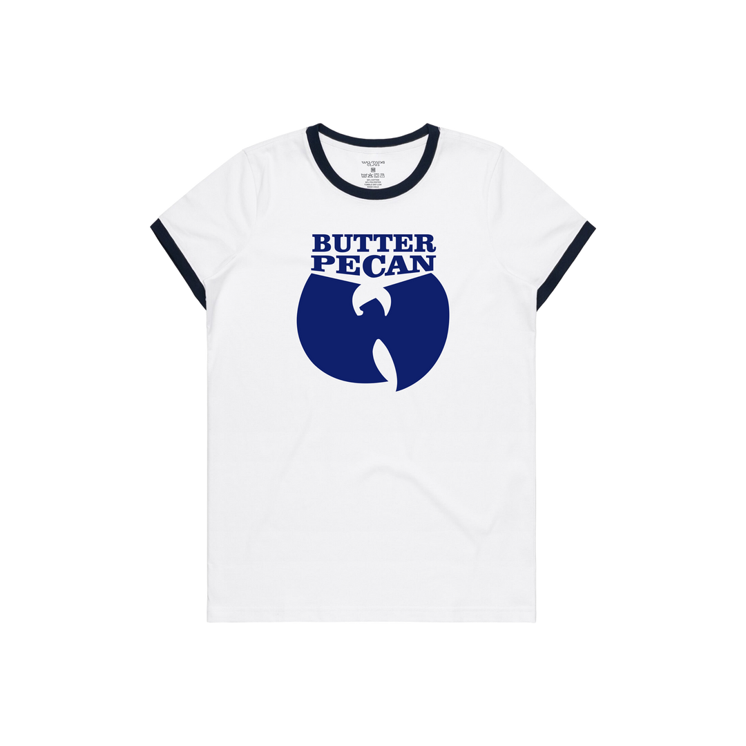 Wu-Tang Butter Pecan Ringer Tee – Wu-Tang Clan Shop Wu-Tang Butter Pecan Ringer Tee – Wu-Tang Clan Shop