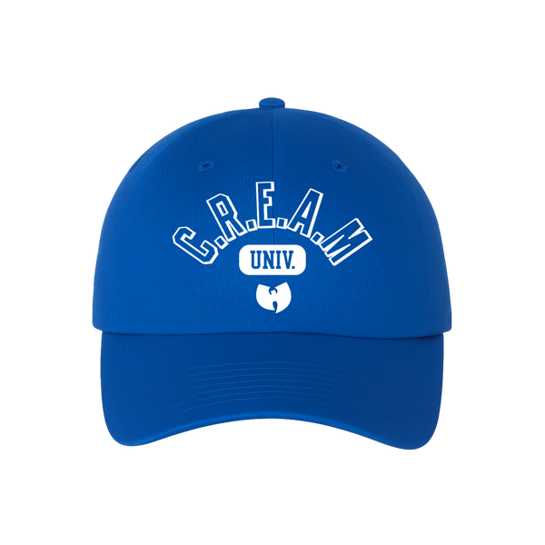 Youth C.R.E.A.M. University Dad Hat - Blue – Wu-Tang Clan Shop