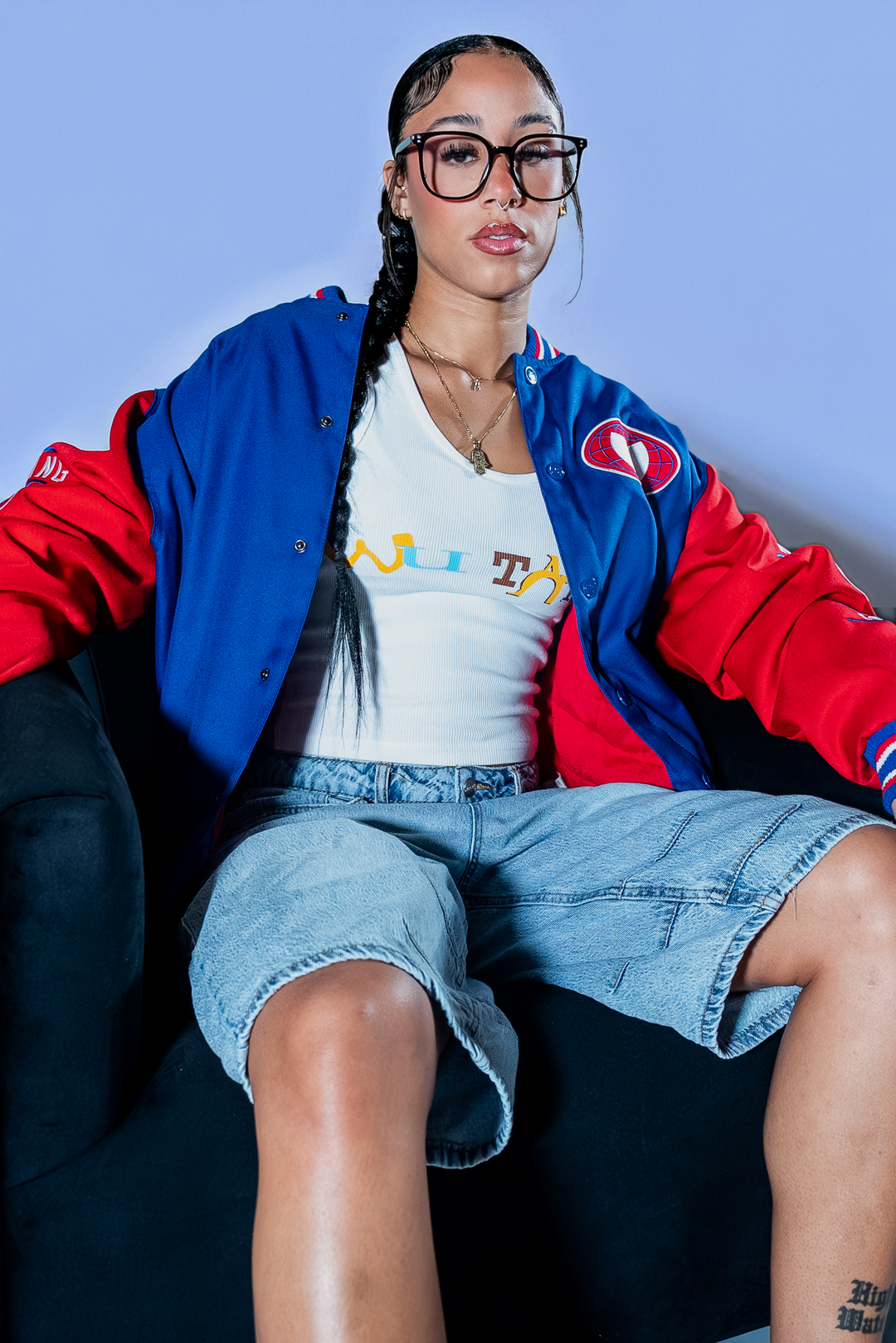 Retro Colorblock Womens Tank