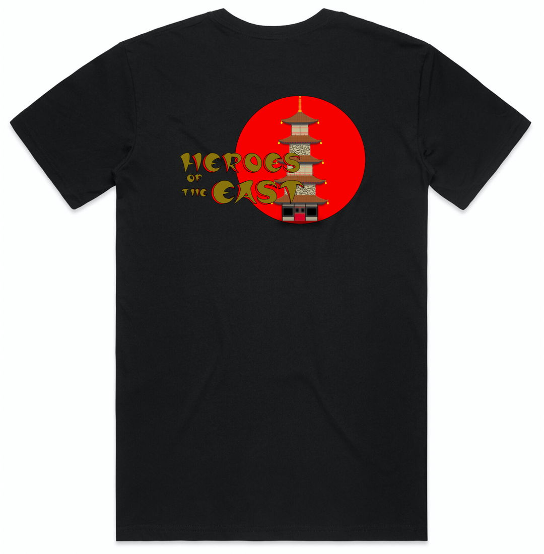 Heroes of the East Graphic Tee back