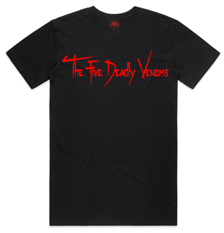36 Chambers The Five Deadly Venoms Tee front