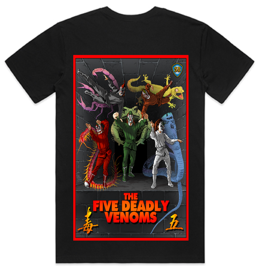 36 Chambers The Five Deadly Venoms Tee back