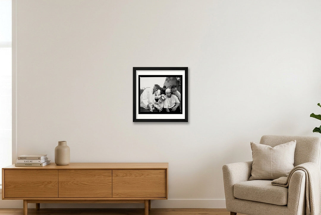 Shaolin Cypher — 30×30cm, 12×12" Black Frame