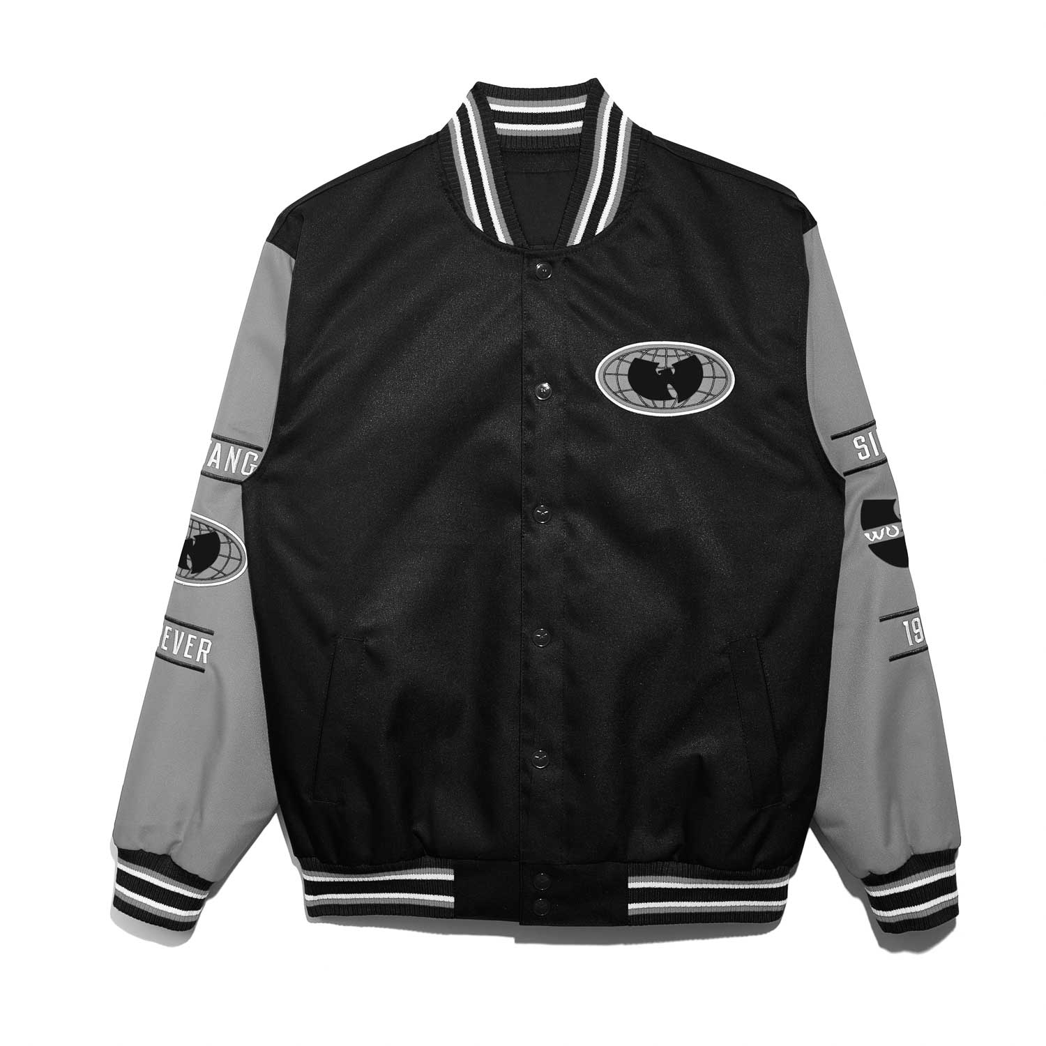 All-City Jacket Black and Gray – Wu-Tang Clan Shop